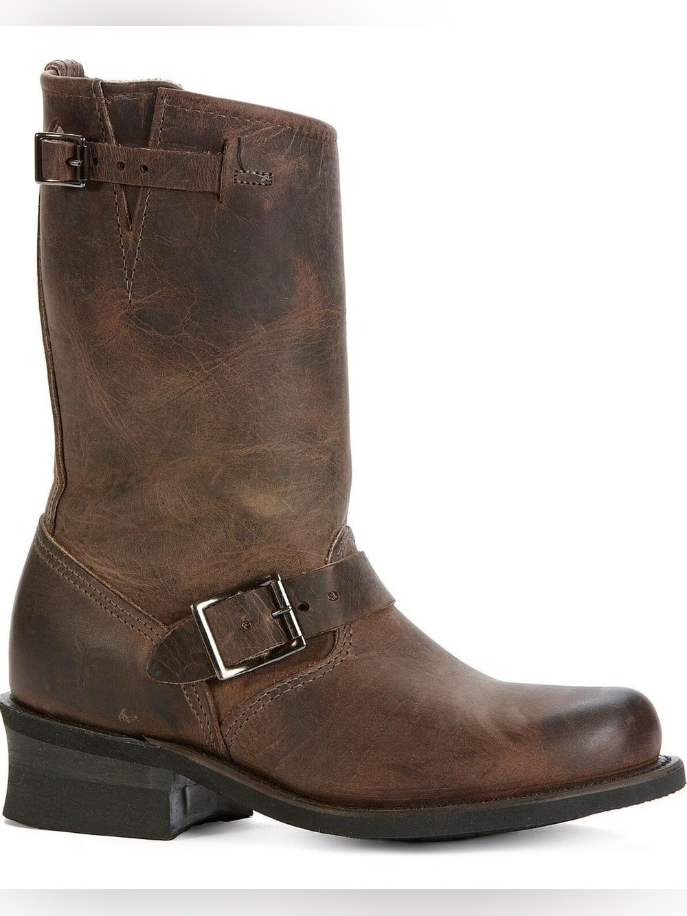 Frye Mens engineer 12r in chocolate brown mens 10.5